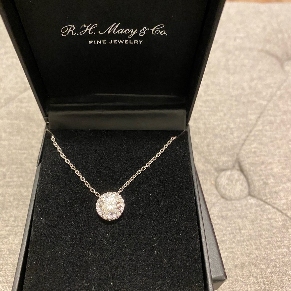 R.H. Macy & co necklace with Swarovski zirconia
